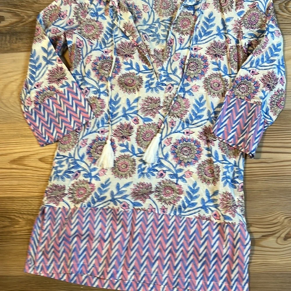J. CREW Tassel Beach Tunic Cover Up